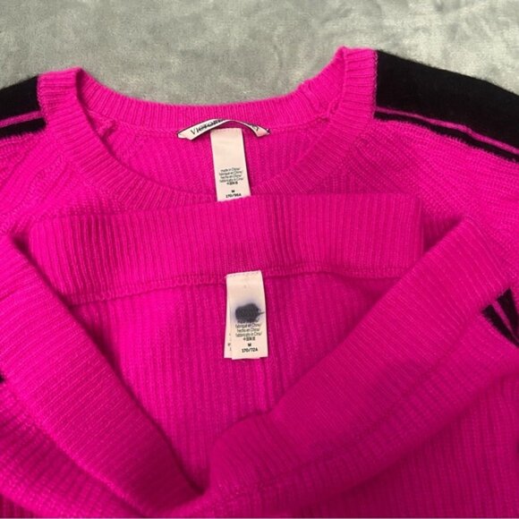 New! Victoria’s Secret 100% cashmere Bali orchid shorts sweater set 27756 - Picture 8 of 13